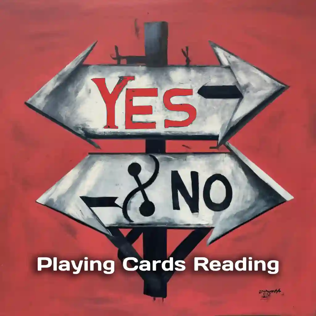 Yes/No - Red/Black Playing Cards Reading